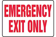 Fire and Emergency Signs